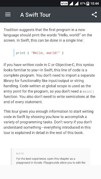 Swift Programming