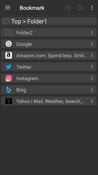 Browser Bookmark