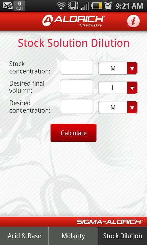 Molarity Calculator