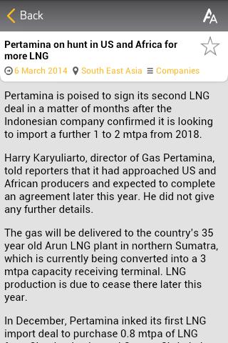 Gas Matters Today