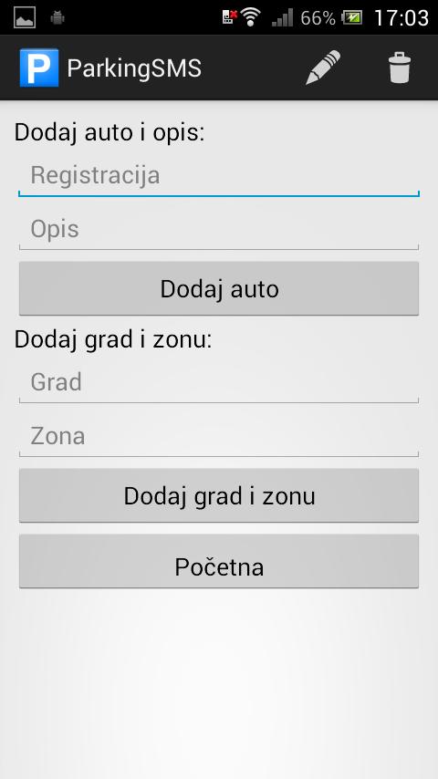 Parking SMS