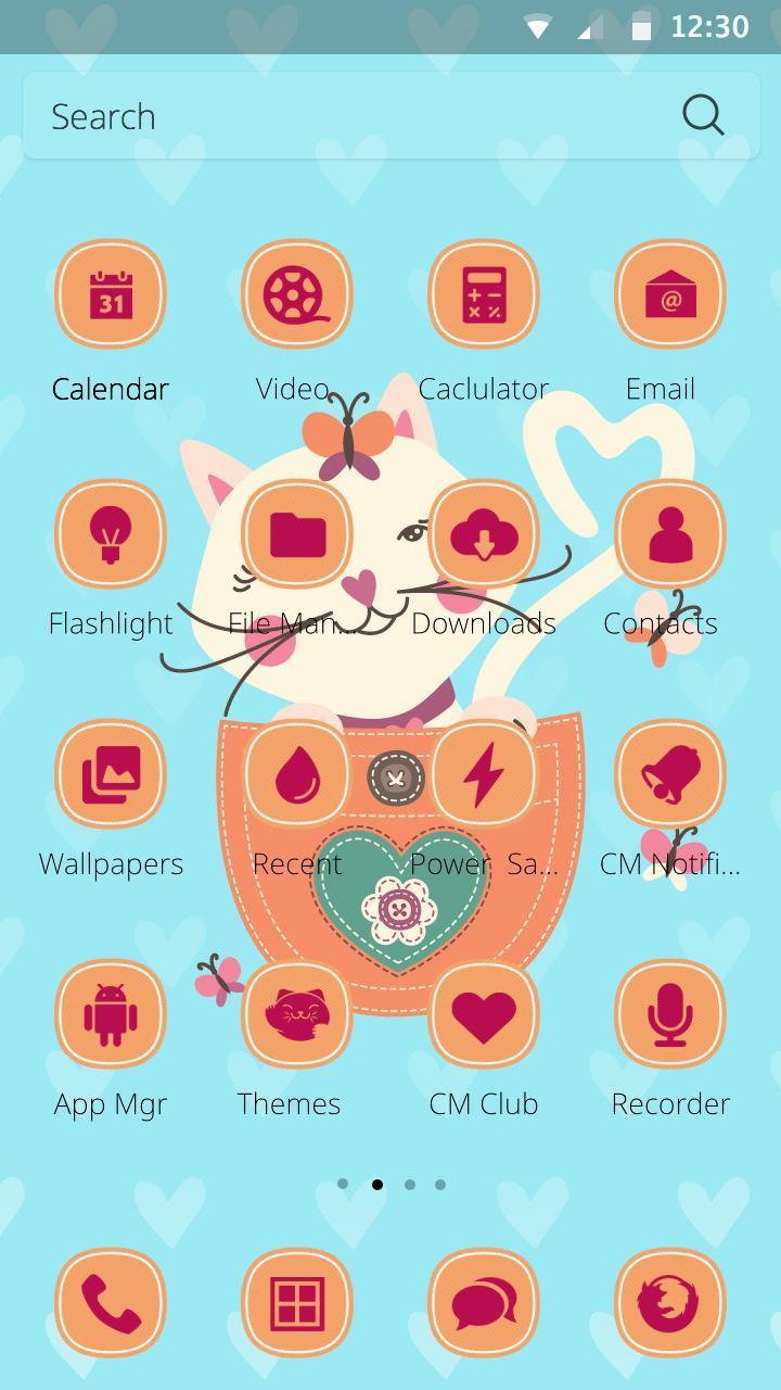 Kitty Cute Theme