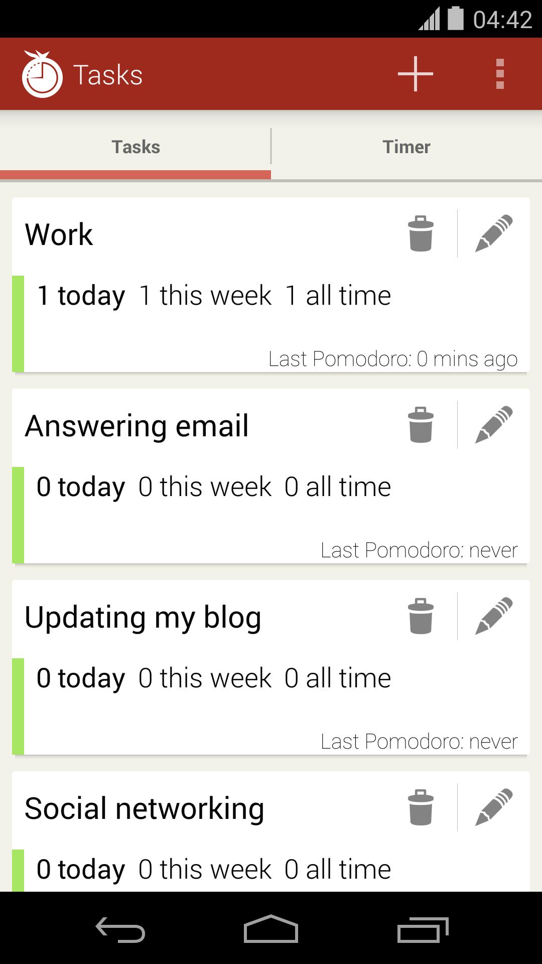 Concentrato Pomodoro Timer
