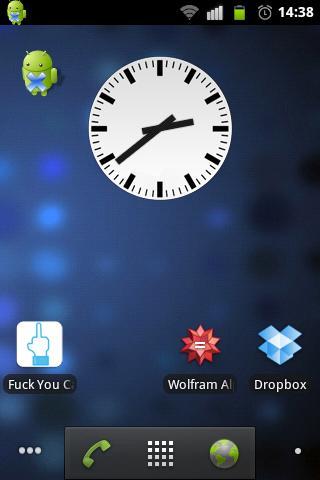 Pad Clock: Swiss Clock
