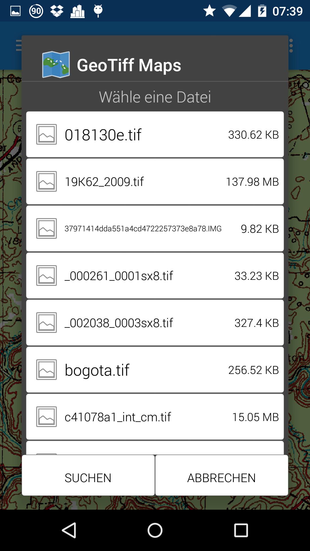GeoTiff Maps