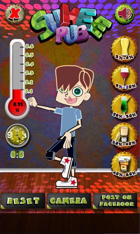 Happy Bar Alcohol Calculator
