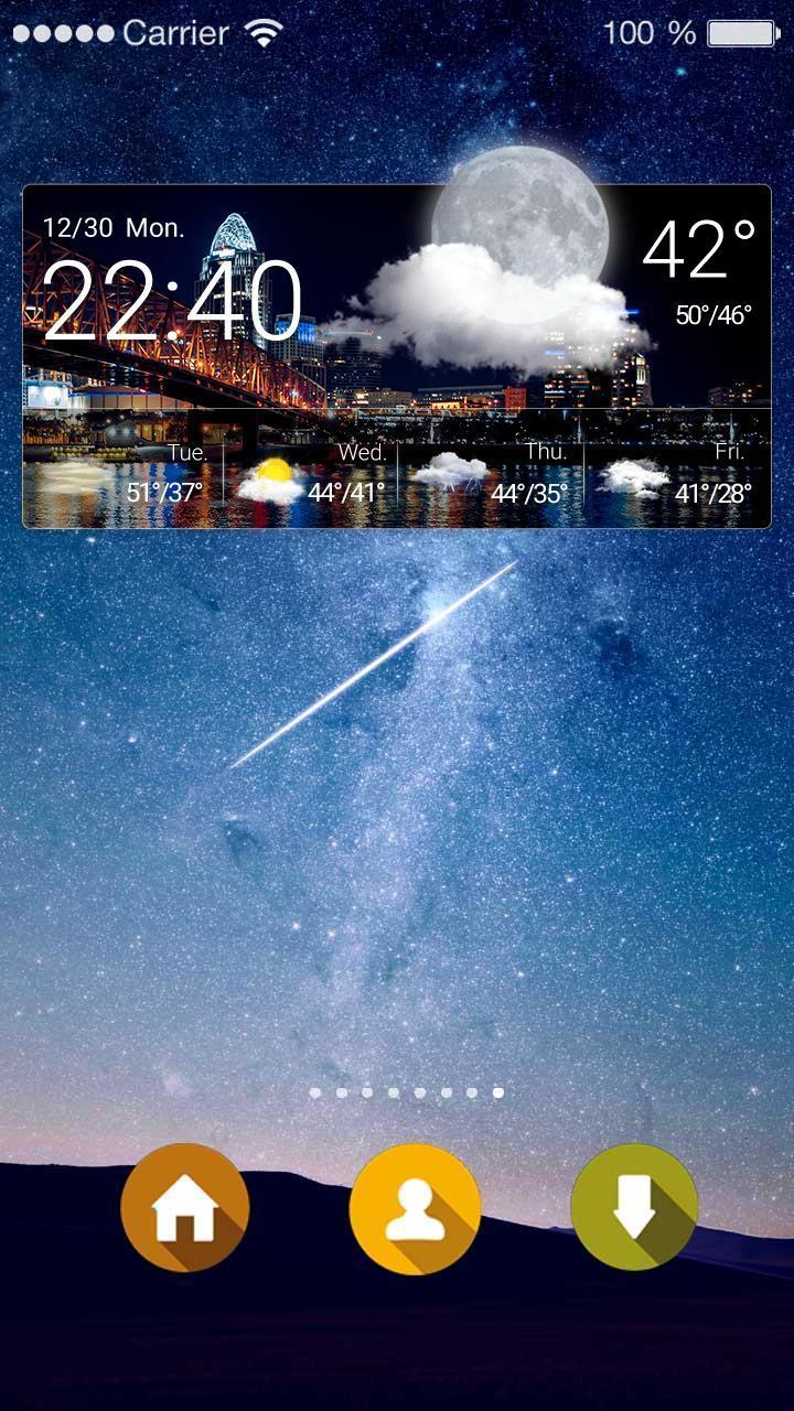 Weather Clock Widget Port
