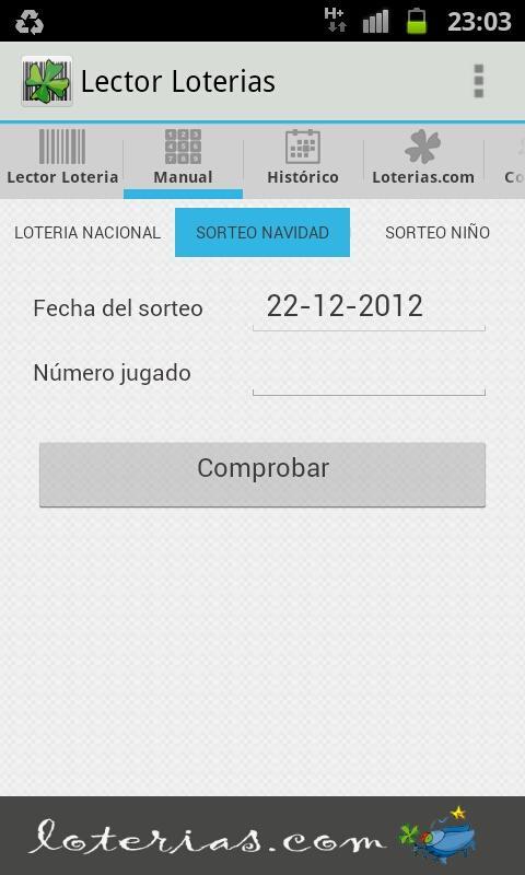 Lector Loteria
