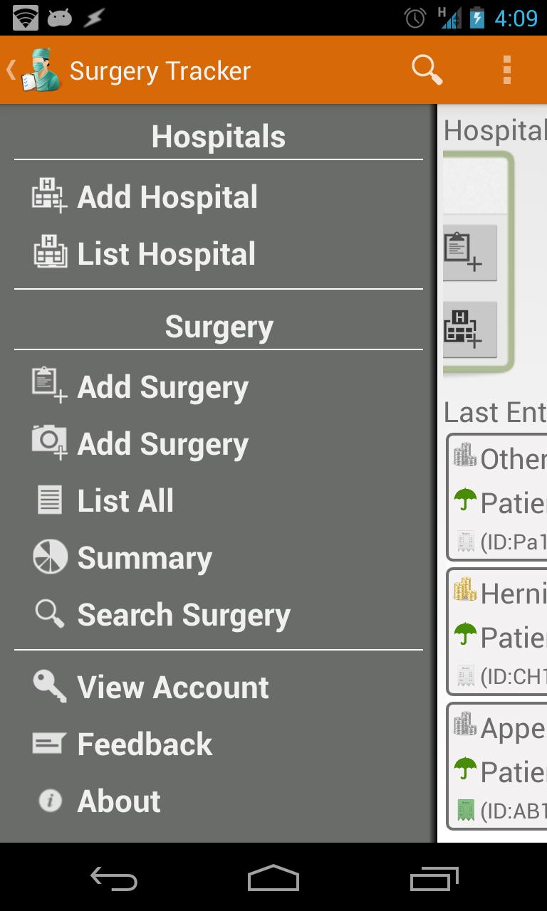 Surgery Tracker