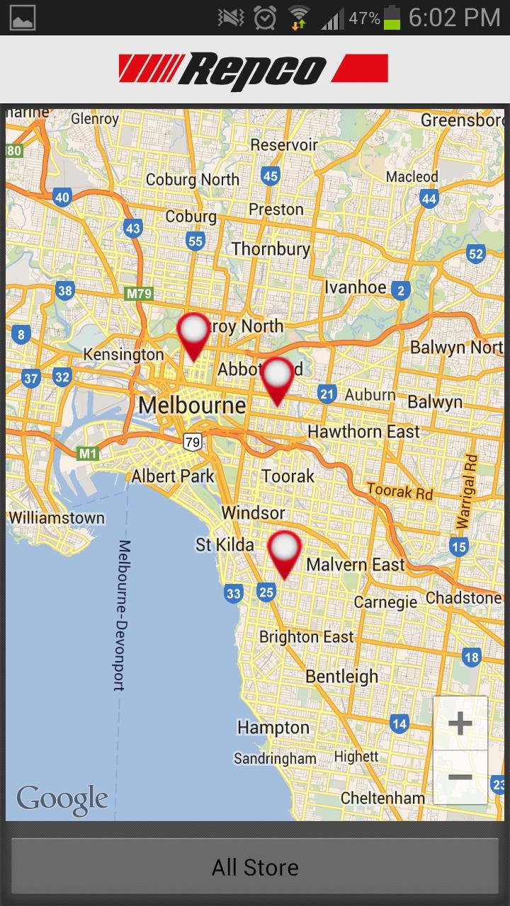Repco Store Finder