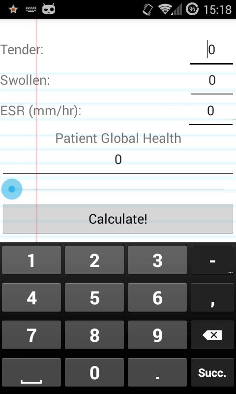 DAS28 Calculator