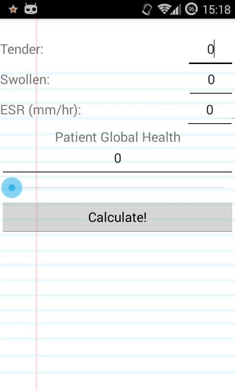 DAS28 Calculator