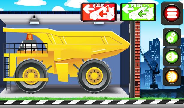 Animated Puzzles trucks cars