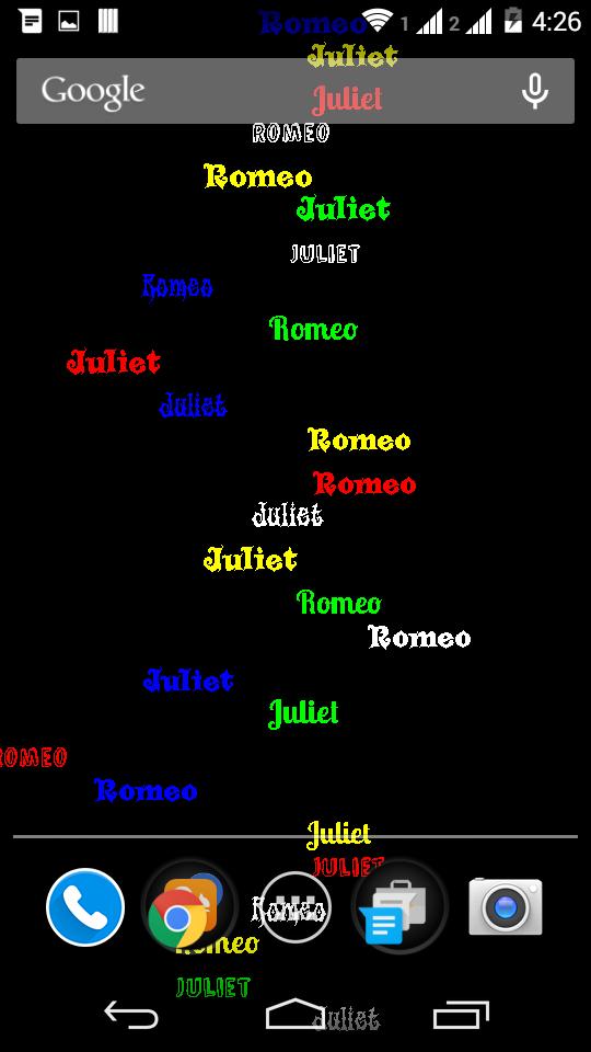 Love Names Live Wallpaper