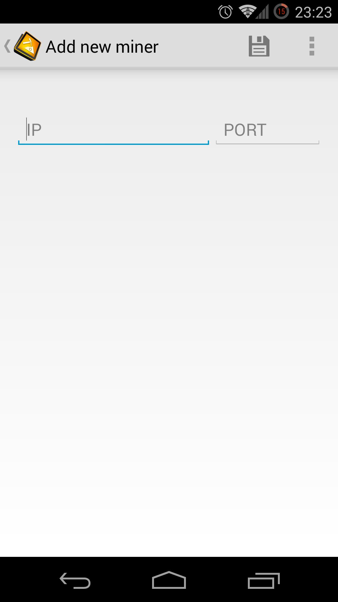 CGminer Mobile Monitor