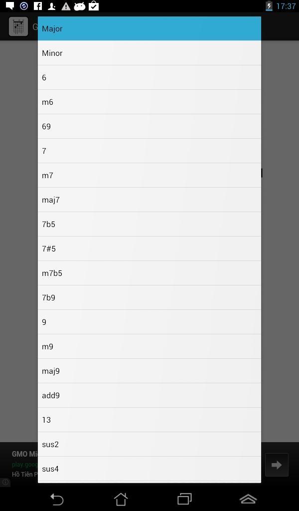 Simplest Guitar Chord Library