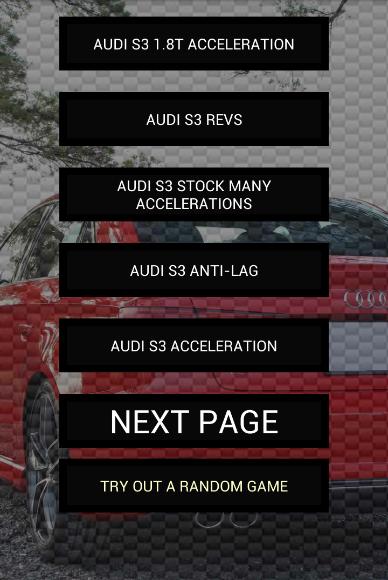 Engine sounds of S3