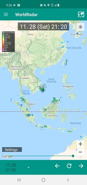 World Rain Radar
