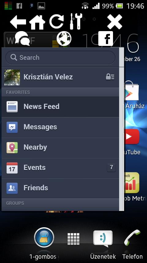 SideBar for Facebook