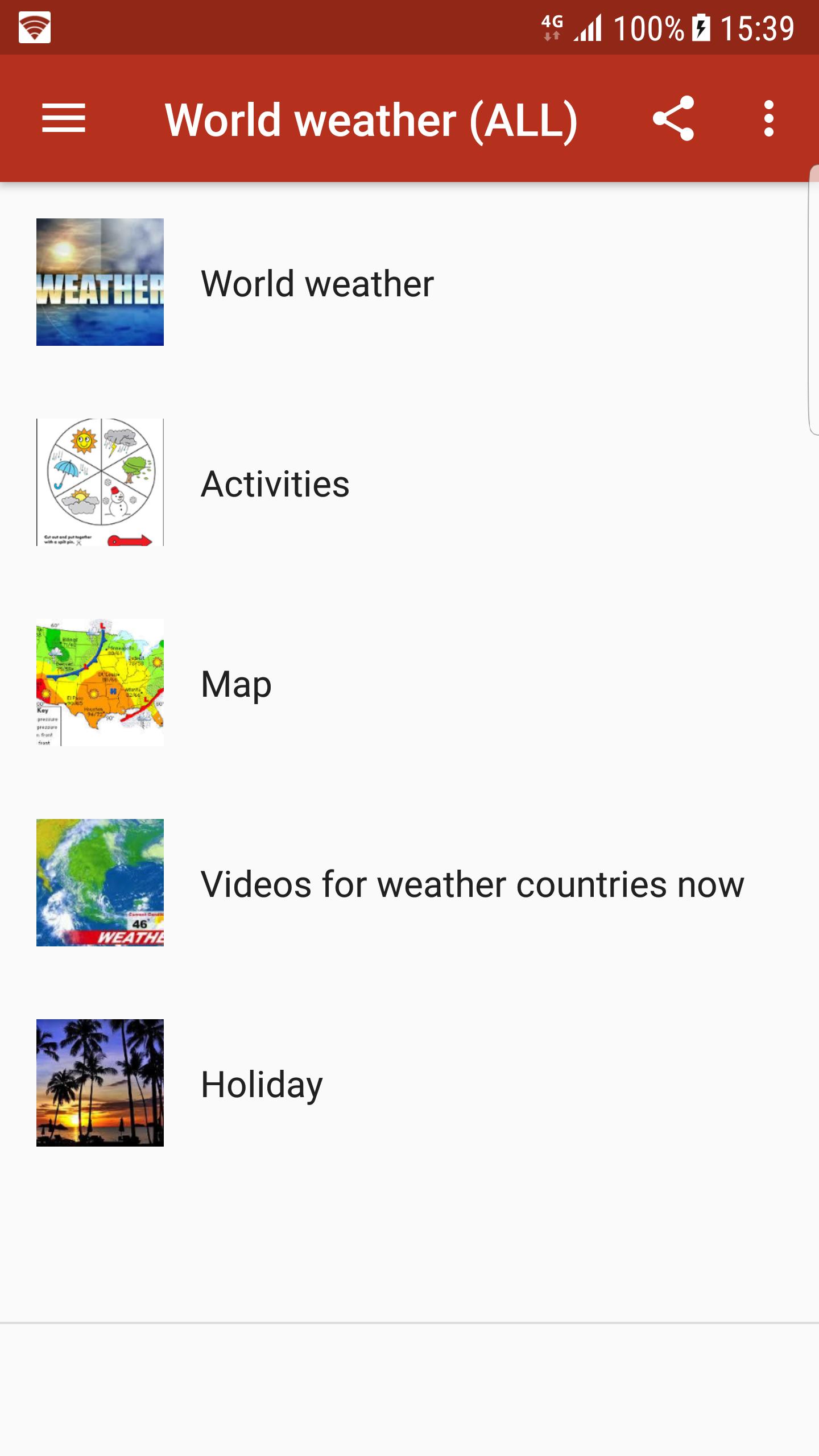 Wolrd weather (ALL)