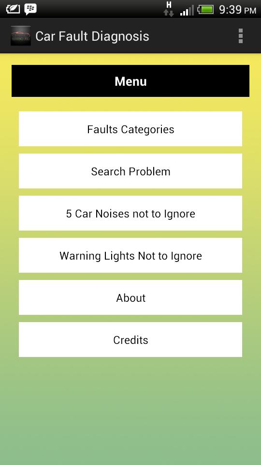 Car Fault Diagnosis