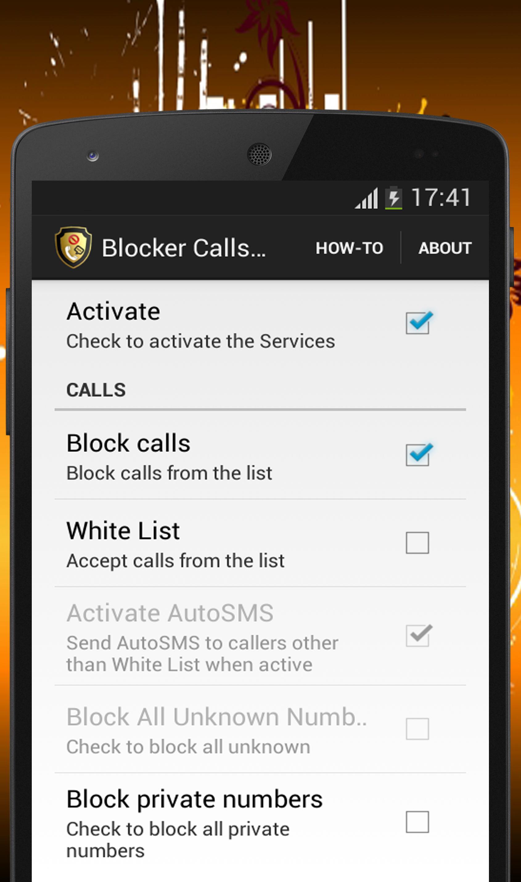 Block Calls and Texts Messages
