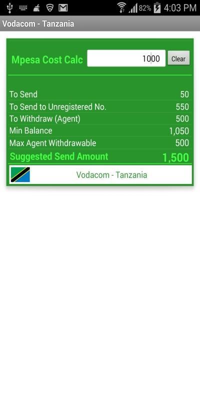 Mpesa Cost Calculator