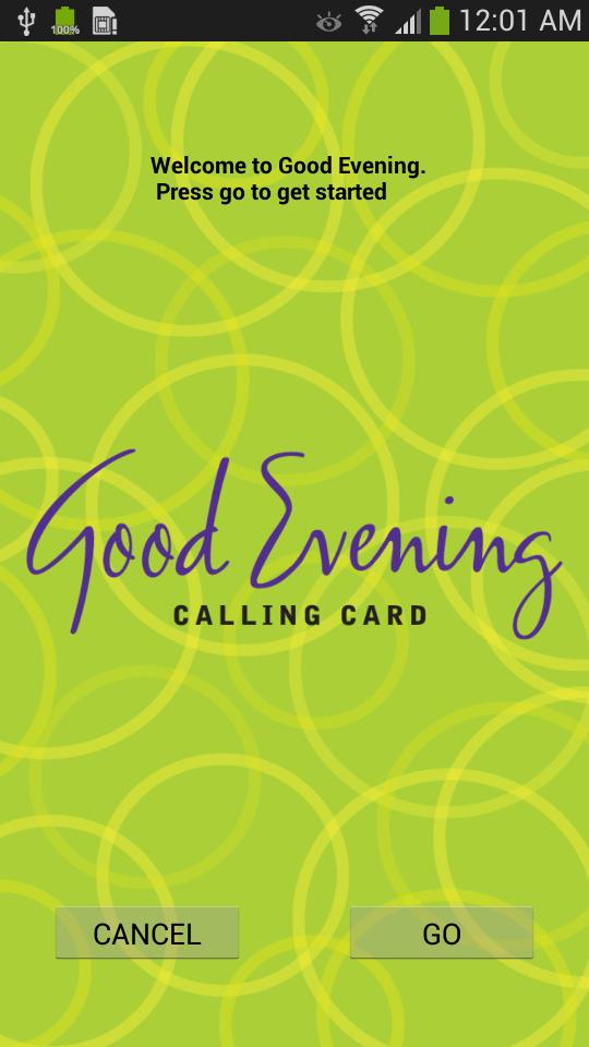 Good Evening