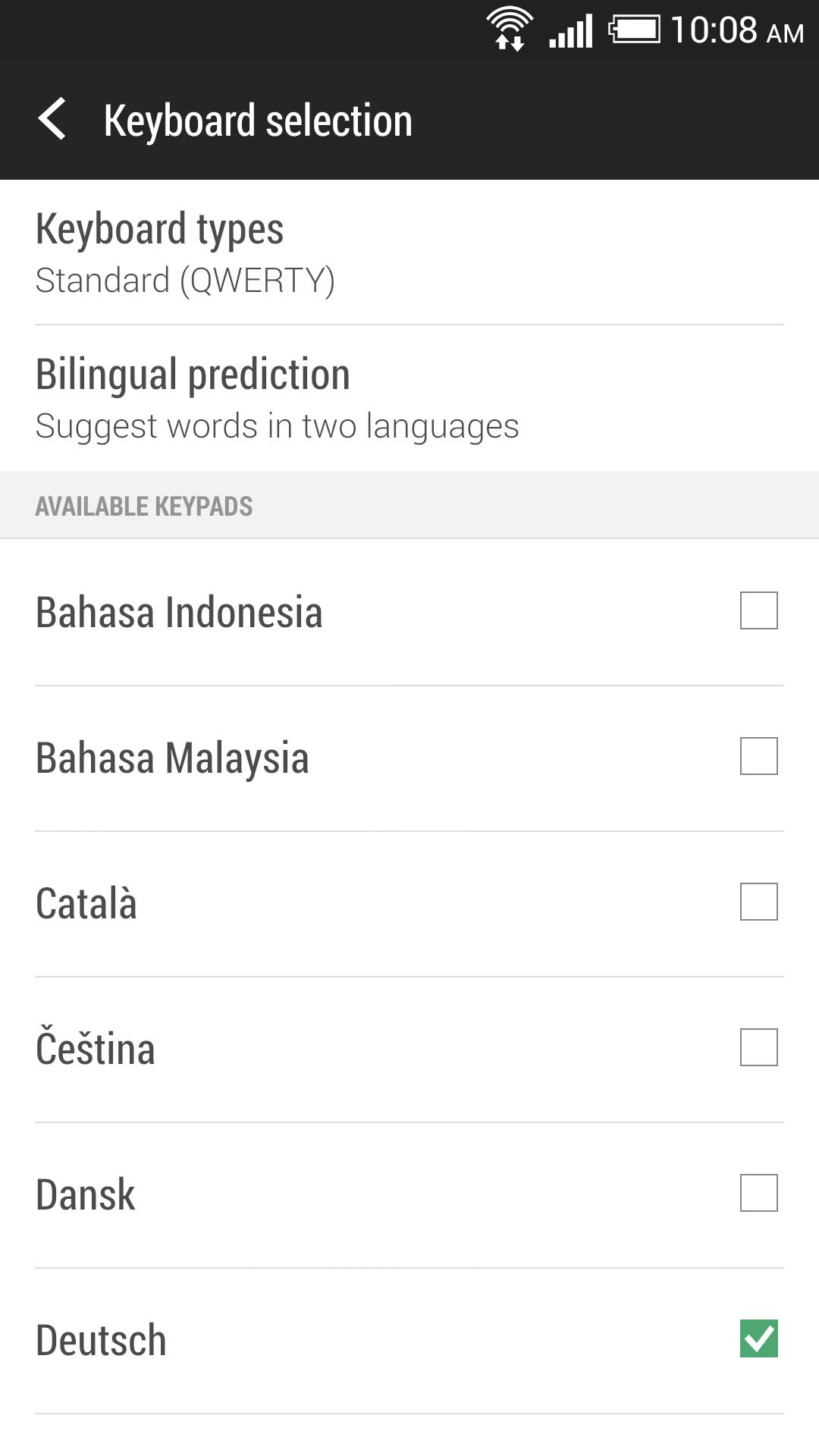 HTC Sense Input-DE