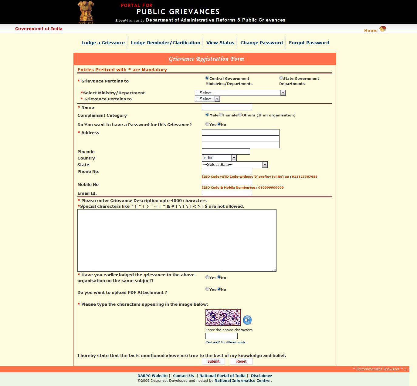 Public Grievance (India)