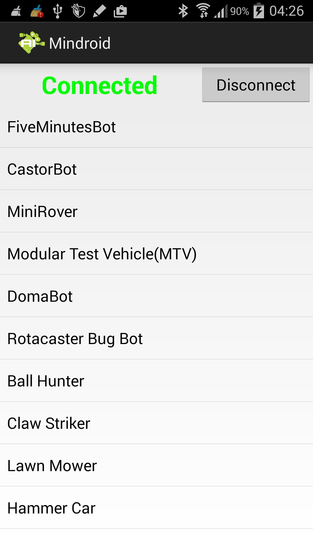 Mindroid NXT