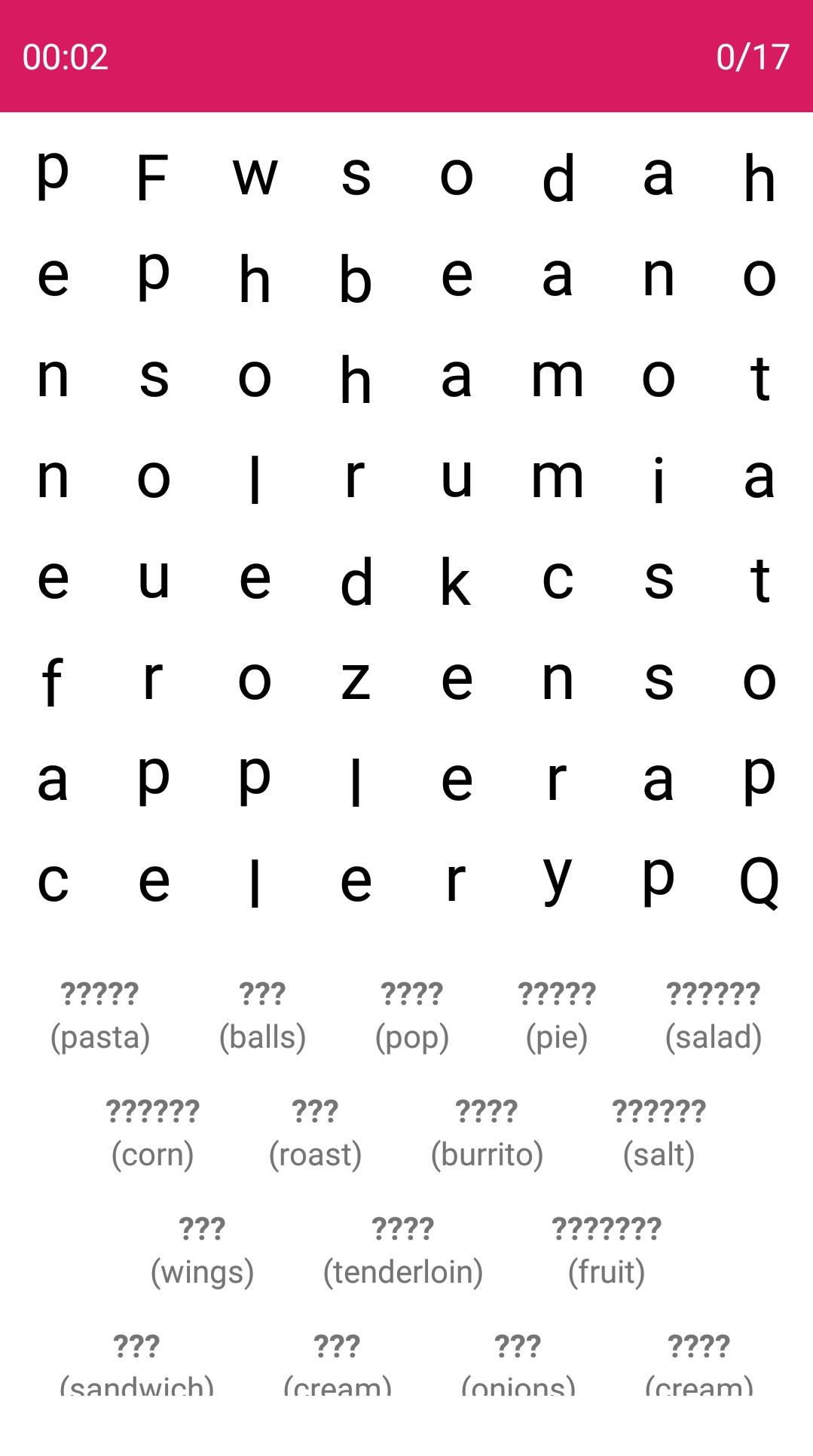 Mystery Word Search