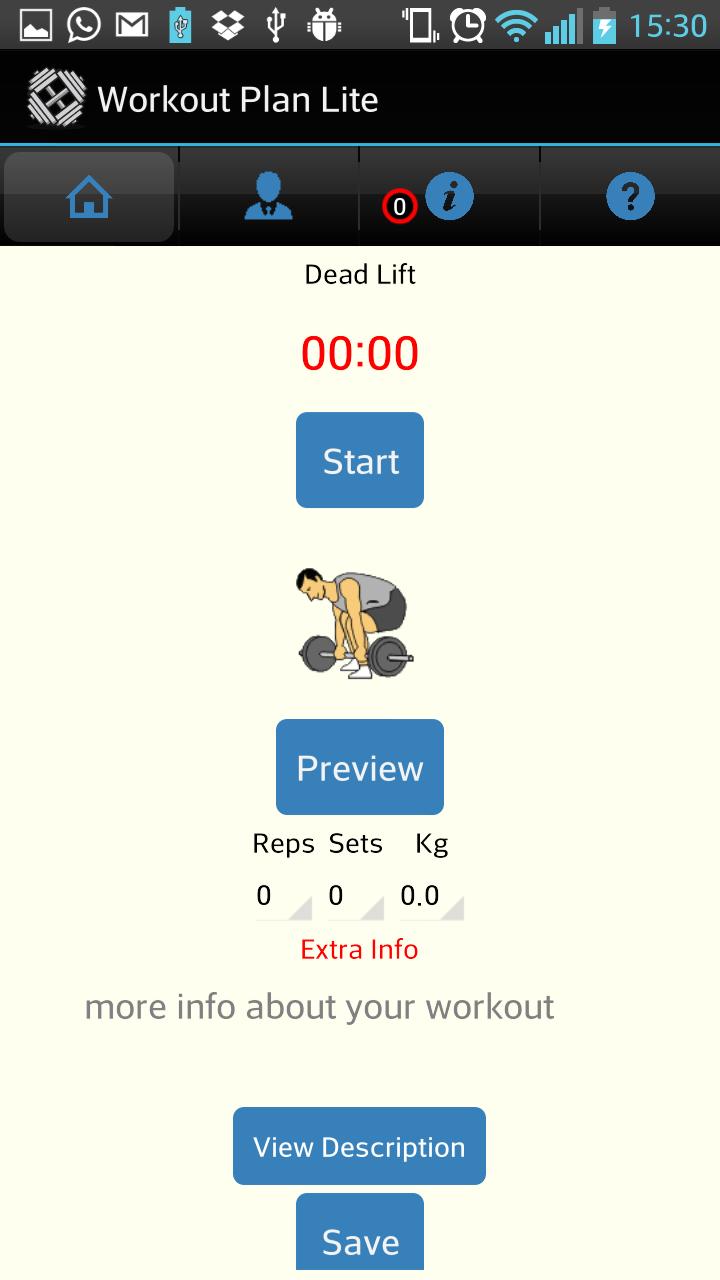 Workout Plan Lite