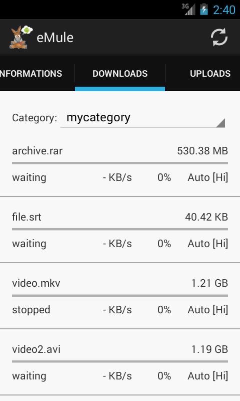 eMule Remote