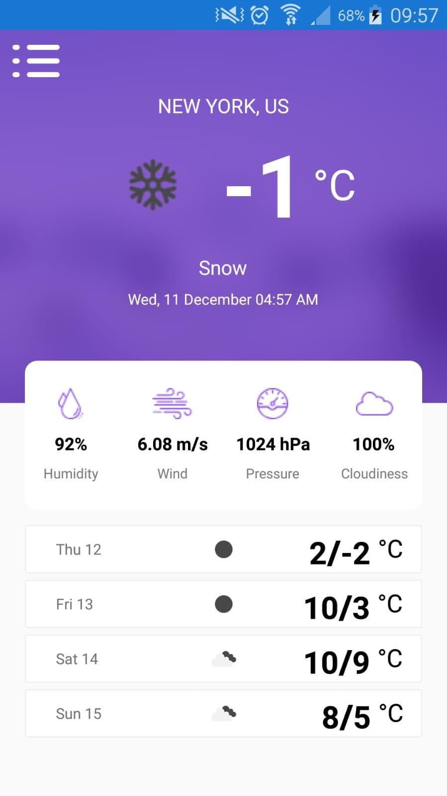 WeatherX