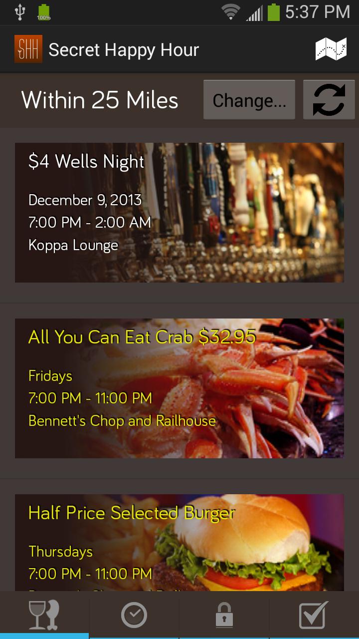 Secret Happy Hour