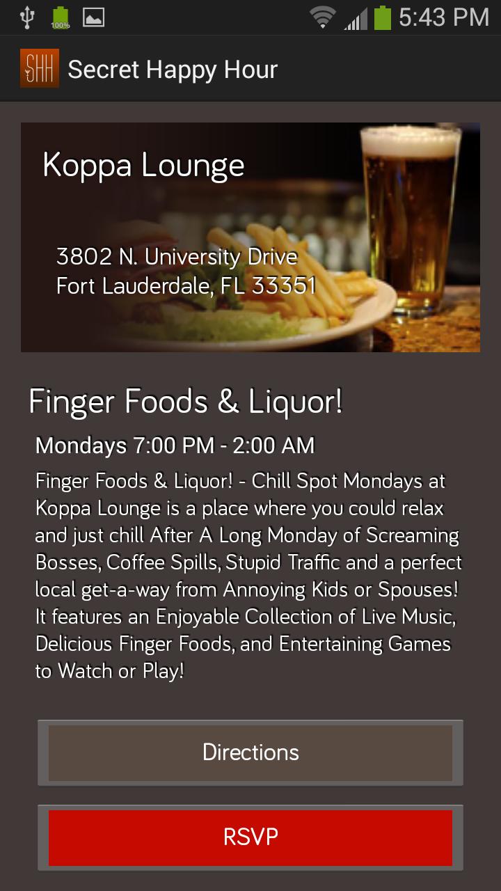 Secret Happy Hour
