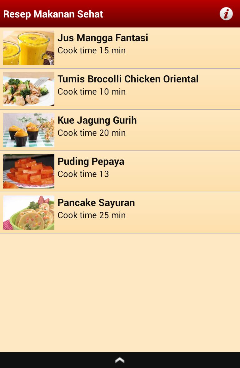 Resep Makanan Sehat