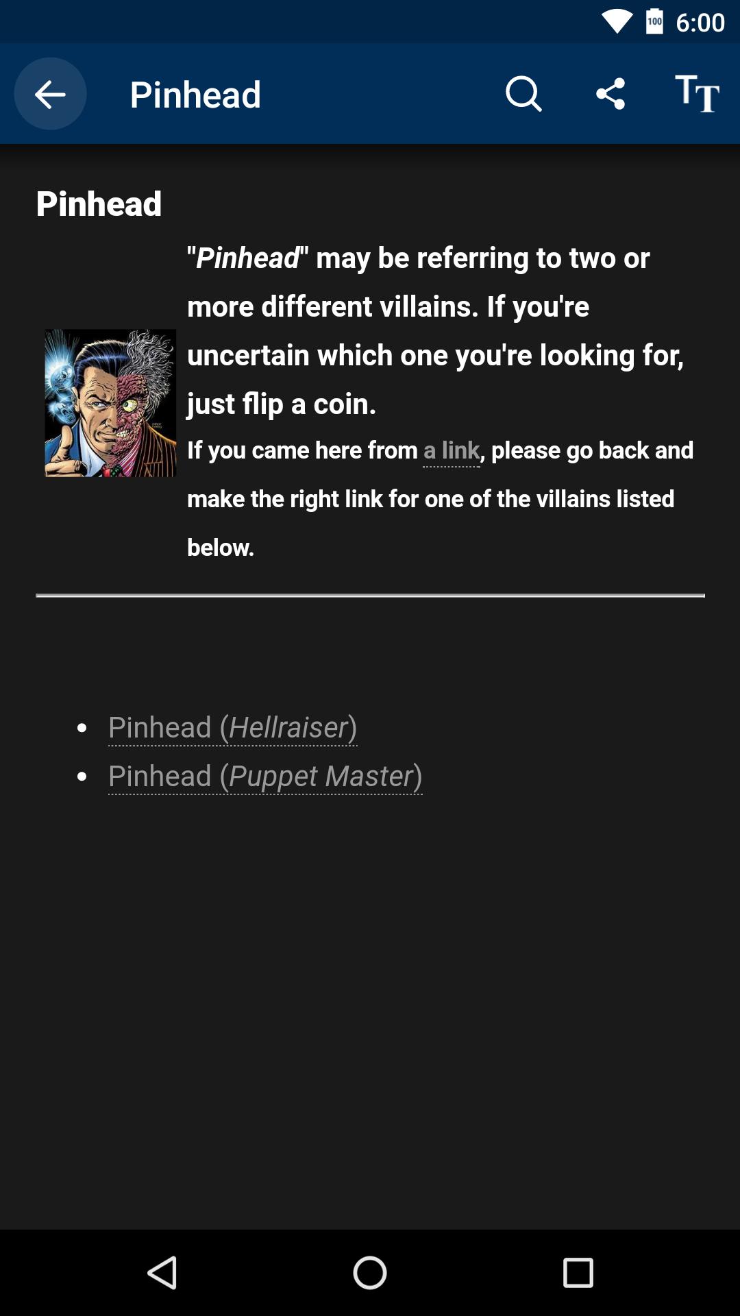 FANDOM for: Villains