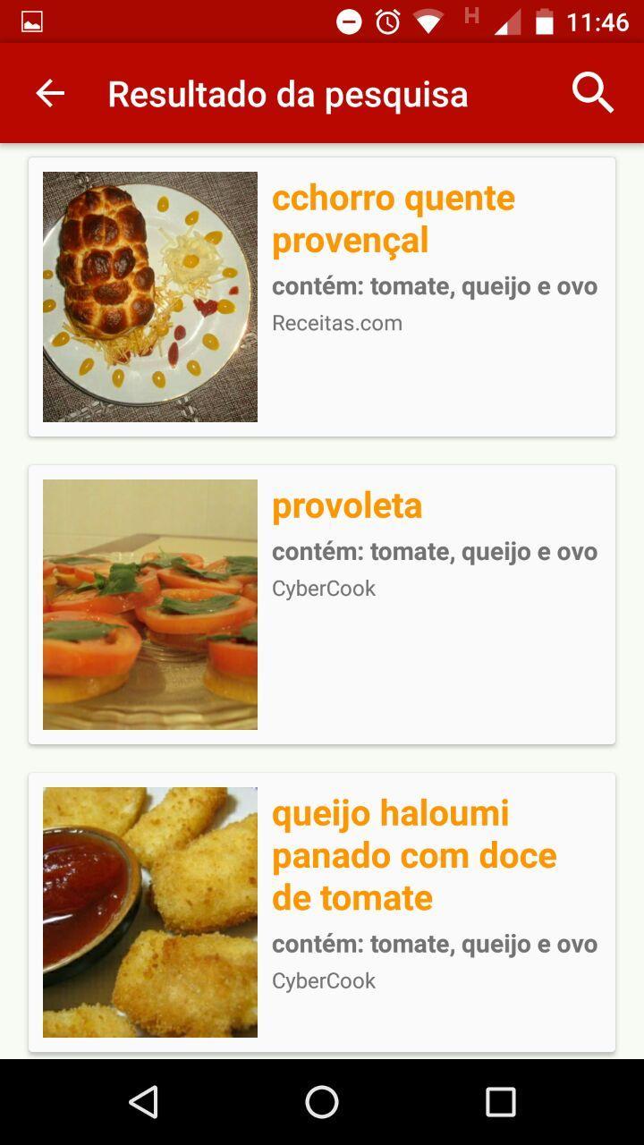 Ingredientes de Casa Receitas