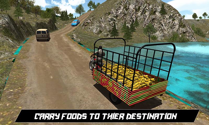 Tuk Tuk Rickshaw Food Truck 3D