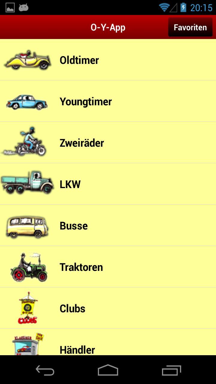 Oldtimer Youngtimer App