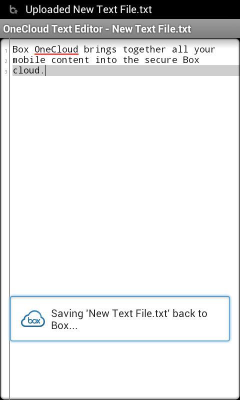 OneCloud Text Editor