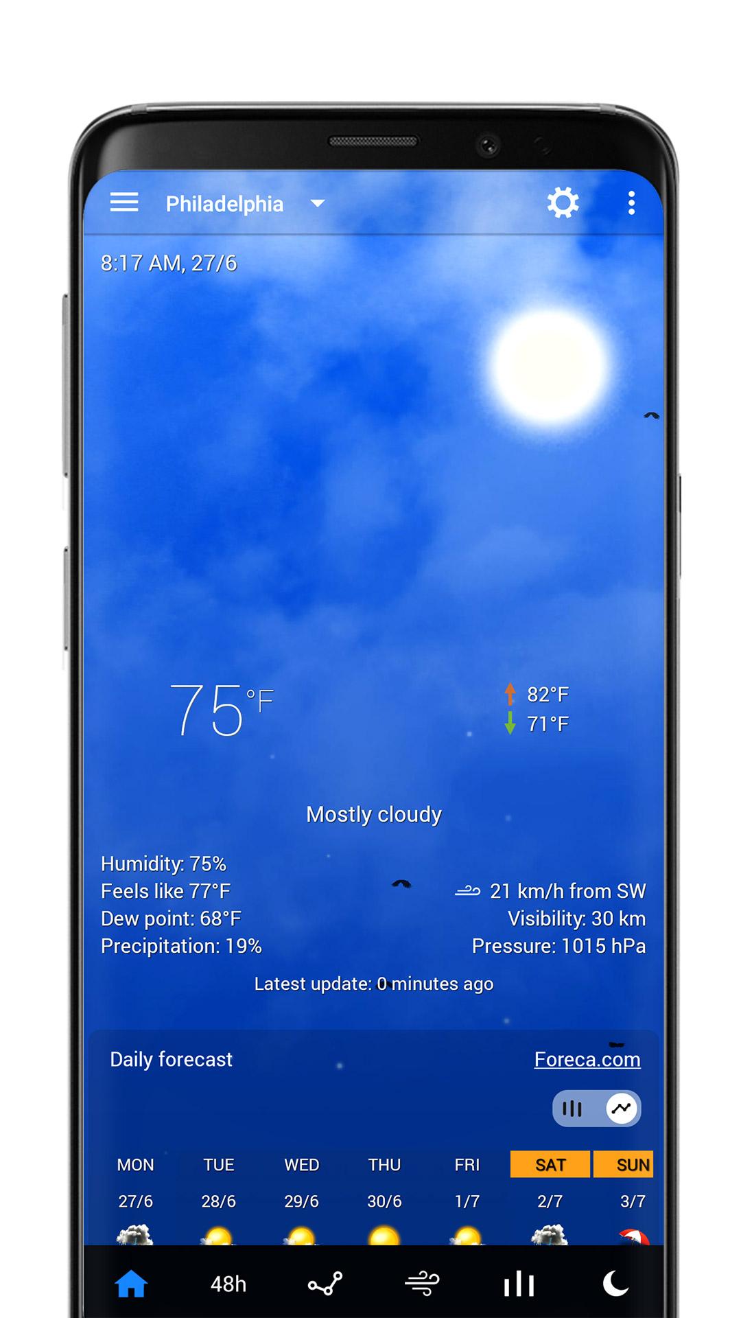 Realistic animated backgrounds