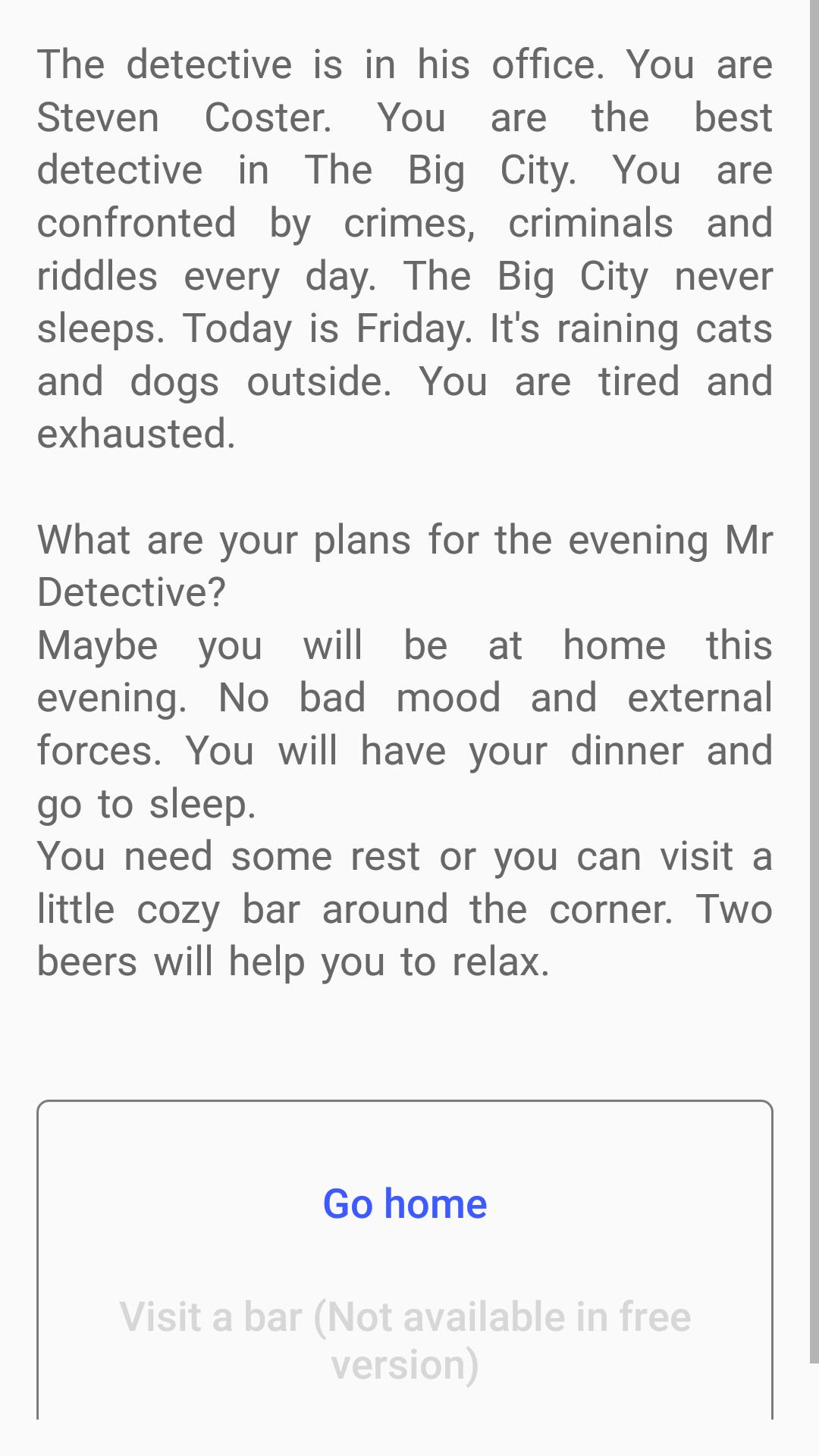 The Perfect Crime (DEMO)