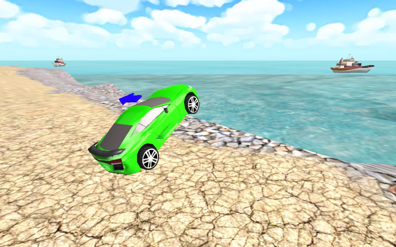 Car water stunt real Adventure