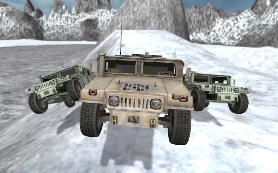 Army 4x4 Snow Driving 3D