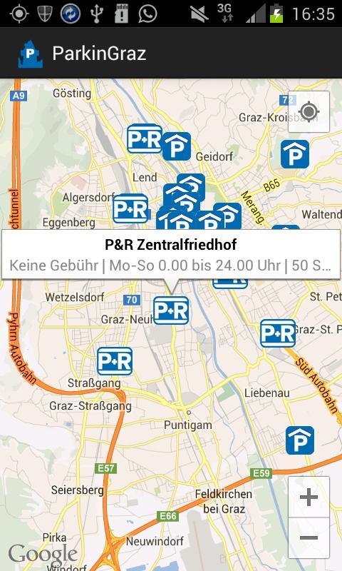 Parking and Park&Ride in Graz