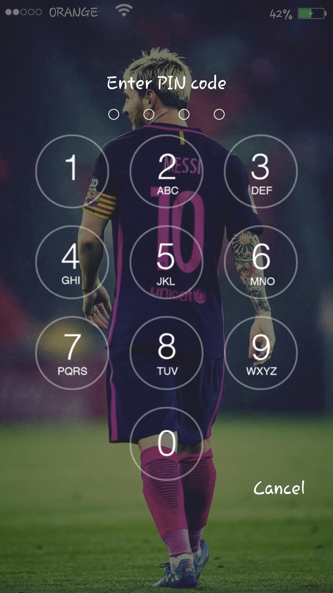 Messi Lockscreen Live Wallpaper 2018