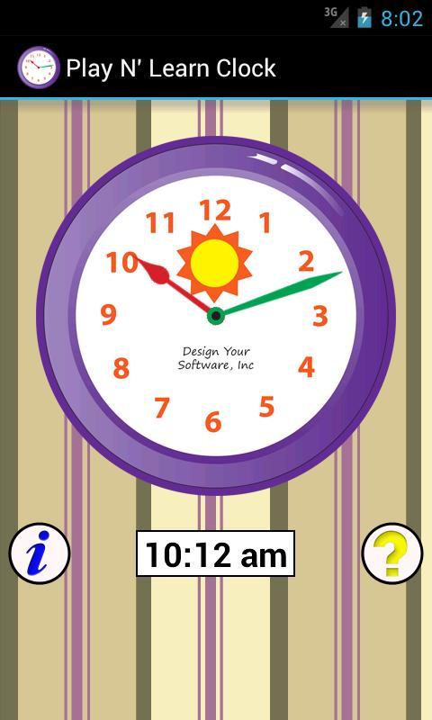 Play N' Learn Clock